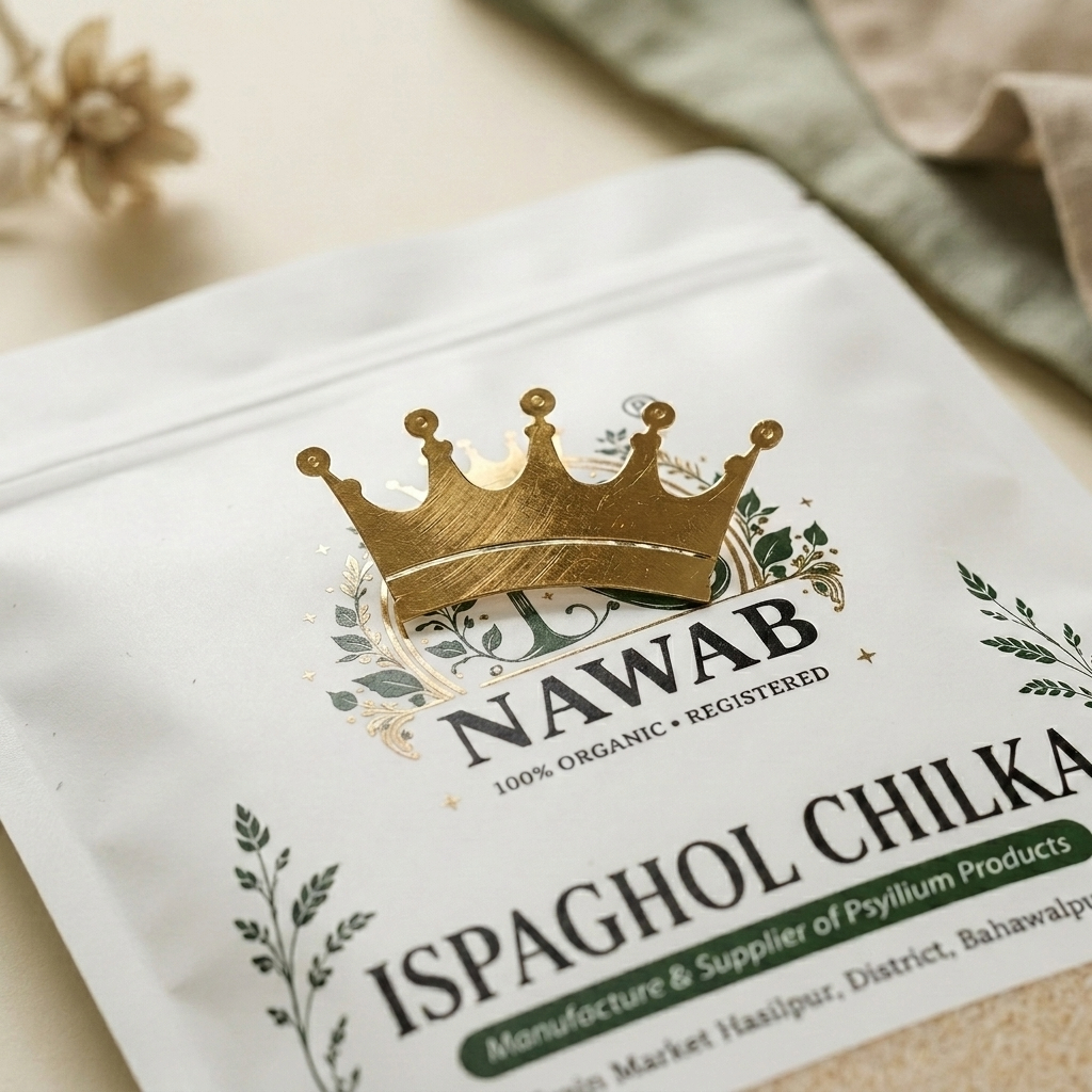 NAWAB Gold Crown Logo close up